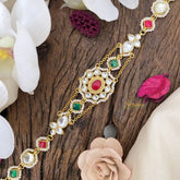 Vriksham Unique Floral Kundan Jadau Sheeshphool-J2801